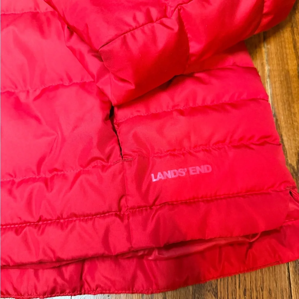 Lands' End Vibrant Red Jacket